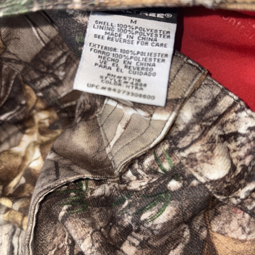 Realtree Xtra Men’s Camo Scent Control Pants Cargo Zip Pockets Size M - Picture 12 of 12